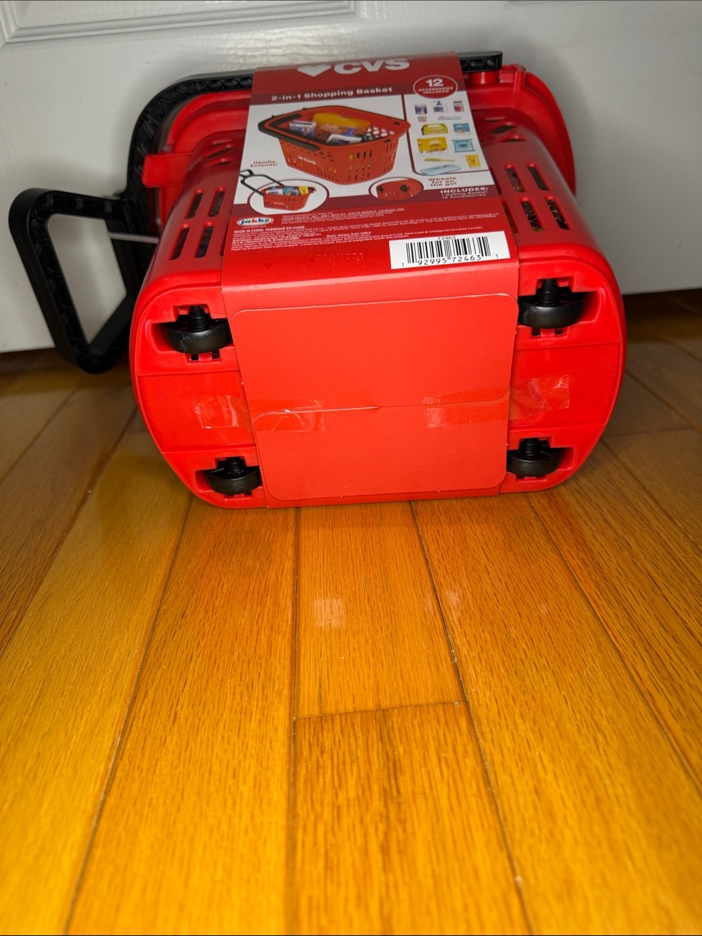 NWT CVS Red 2-in-1 Shopping Basket Toy - Picture 3 of 4